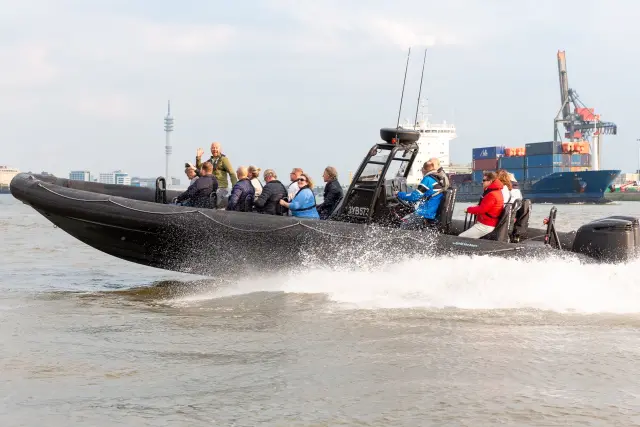 RIB-varen in Rotterdam & diner